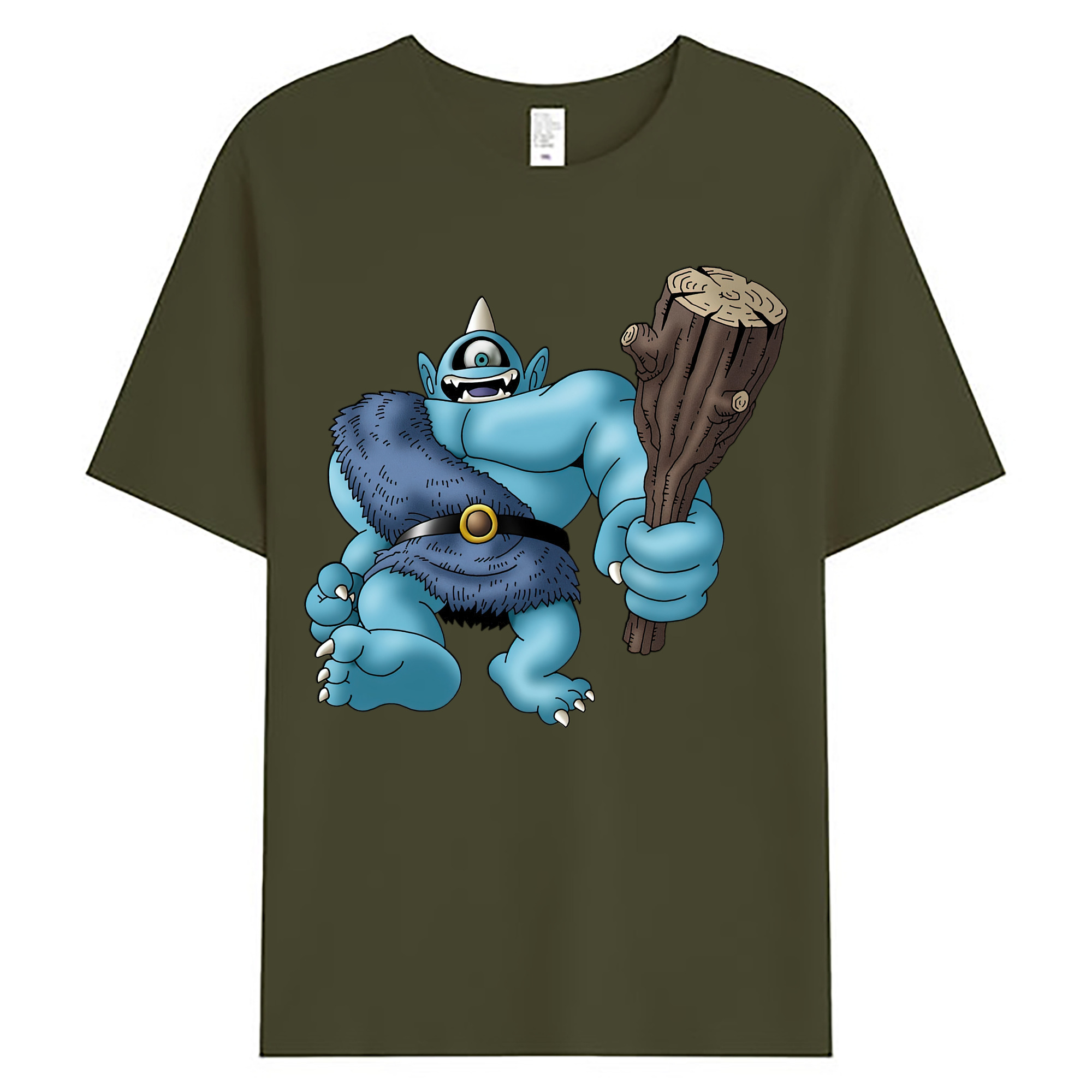 （画像用） ドラゴンクエスト Doragon Kuesuto Dragon Quest 綿100％ メンズ半袖Tシャツ｜肌触りやわらか＆通気性